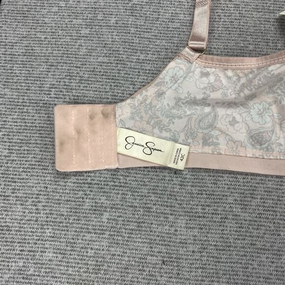 Jessica Simpson Ladies 42C Bra Floral Padded Underwire Adjustable Clasp Back - Picture 16 of 16